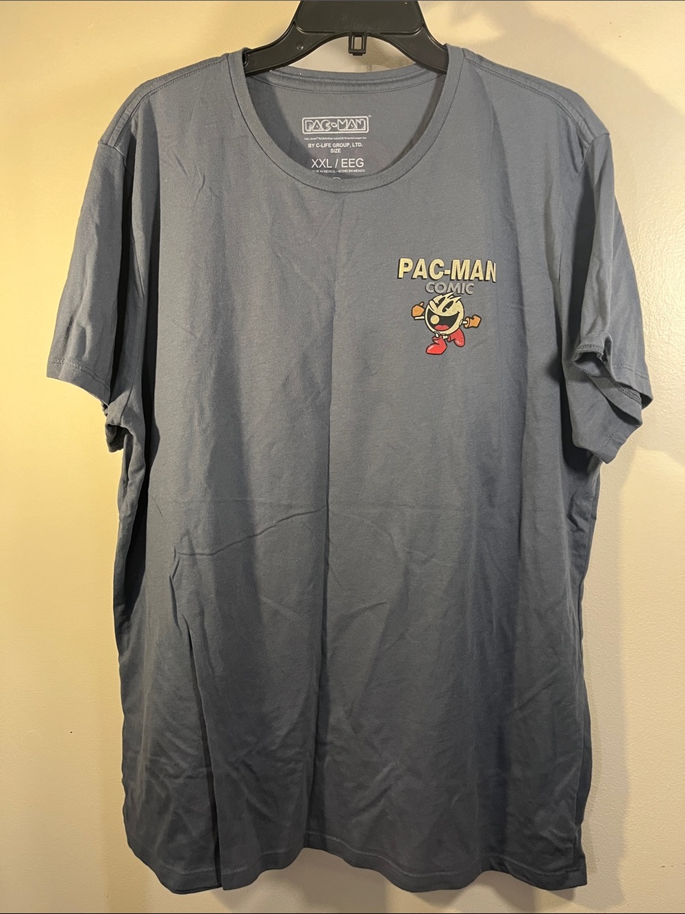 Pac-Man Graphic Short Sleeve Tee - Slate Blue - Pac-Man